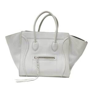 Celine Luggage Phantom White